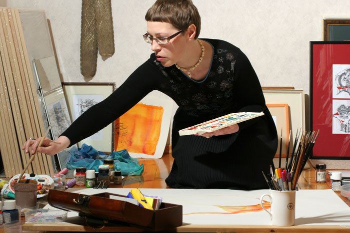 In the colorful world of Ausra Capskyte