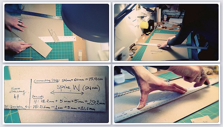 The process of making the book. © FromABirdie.com